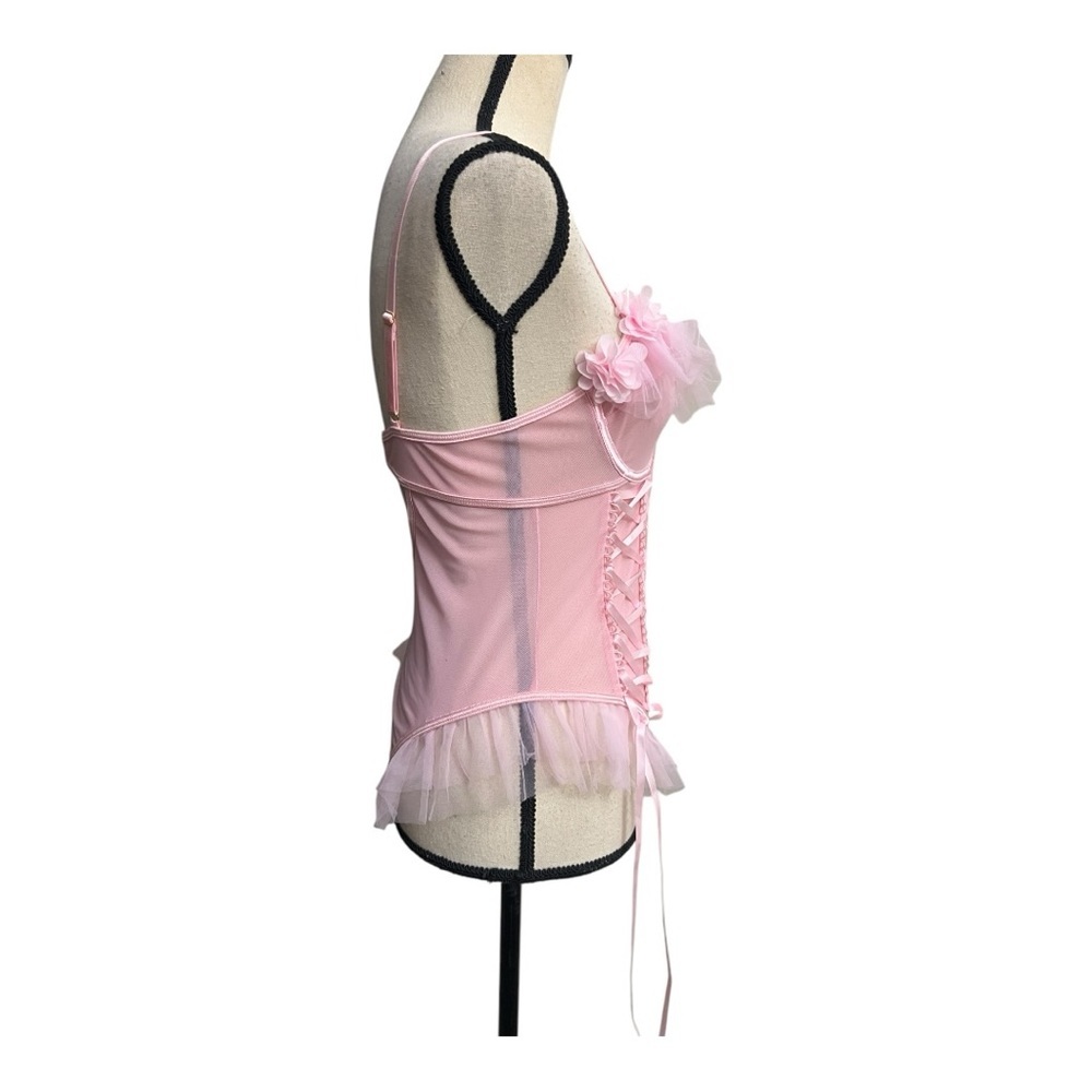 Womens Pink Sexy Bodysuit Lingerie Size M - Picture 11 of 11